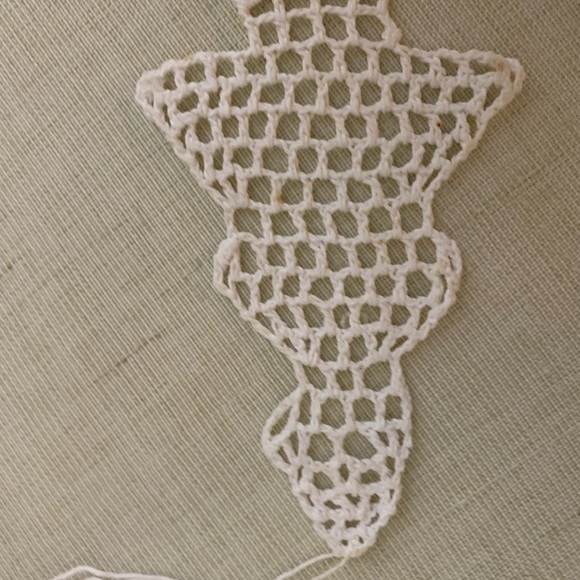 Lot of 8 Vintage Christmas Handmade Ornaments snowman snowflake santa penguin - Picture 6 of 10